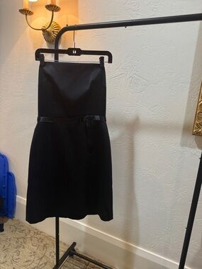 “The Perfect Little Black Dress” by Shelli Segal with Satin Waist Detail SZ 8